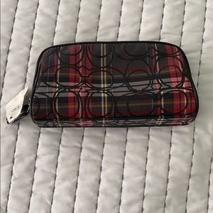 NWT COACH cosmetic bag
